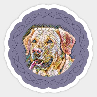 Golden Labrador Sticker